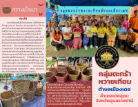 ประชาสัมพันธ์ส่งเสริมกลุ่มอาชีพการสานตะกร้าหวายเทียมตำบลเมืองเดช ประจำปี 2568