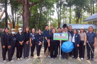 กิจกรรมอาสาสมัครท้องถิ่นรักษ์โลก ทำความสะอาดบริเวณวัดเมืองเดช ประจำปี 2569