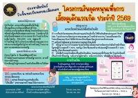 กองสวัสดิการสังคมประชาสัมพันธ์การลงทะเบียนโครงการเงินอุดหนุนเพื่อการเลี้ยงดูเด็กแรกเกิด ประจำปีงบประมาณ 2569