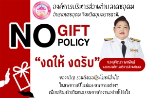กิจกรรมการขับเคลื่อนตามนโยบาย “งดรับ งดให้” ของขวัญ ของกำนัลทุกชนิดจากการปฏิบัติหน้าที่ ( No Gift Policy) และการต่อต้านการทุจริตทุกรูปแบบ (Zero Tolerance) ขององค์การบริหารส่วนตำบลเมืองเดช ประจำปีงบประมาณ พ.ศ.2567
