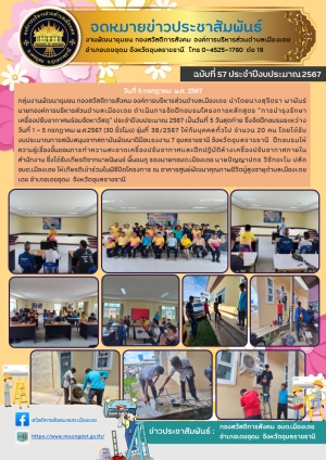 โครงการหลักสูตร &quot;การบำรุงรักษาเครื่องปรับอากาศพร้อมจัดหาวัสดุ&quot; ประจำปีงบประมาณ 2567 วันที่ 5 วันสุดท้าย